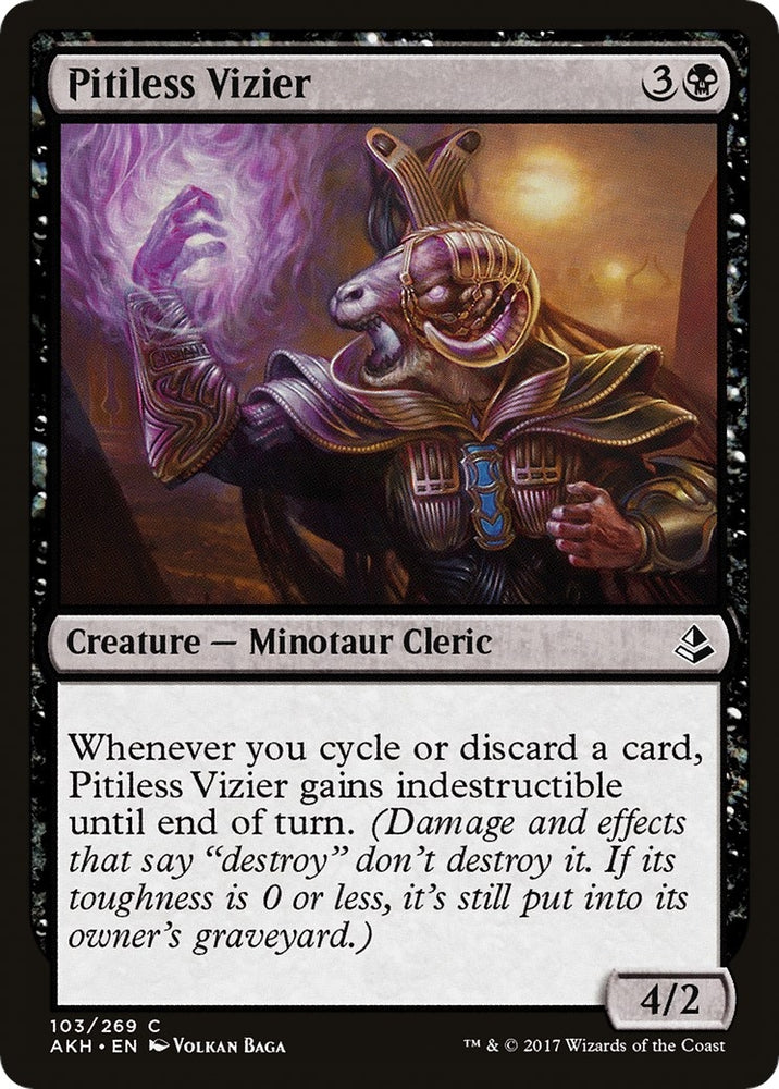 Image for Pitiless Vizier (103) [Amonkhet]