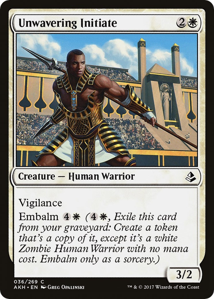Image for Unwavering Initiate (36) [Amonkhet]