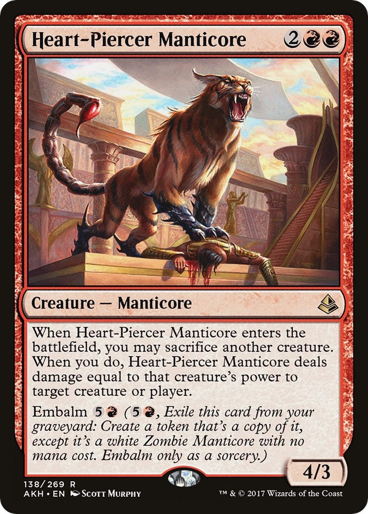 Image for Heart-Piercer Manticore (138) [Amonkhet]