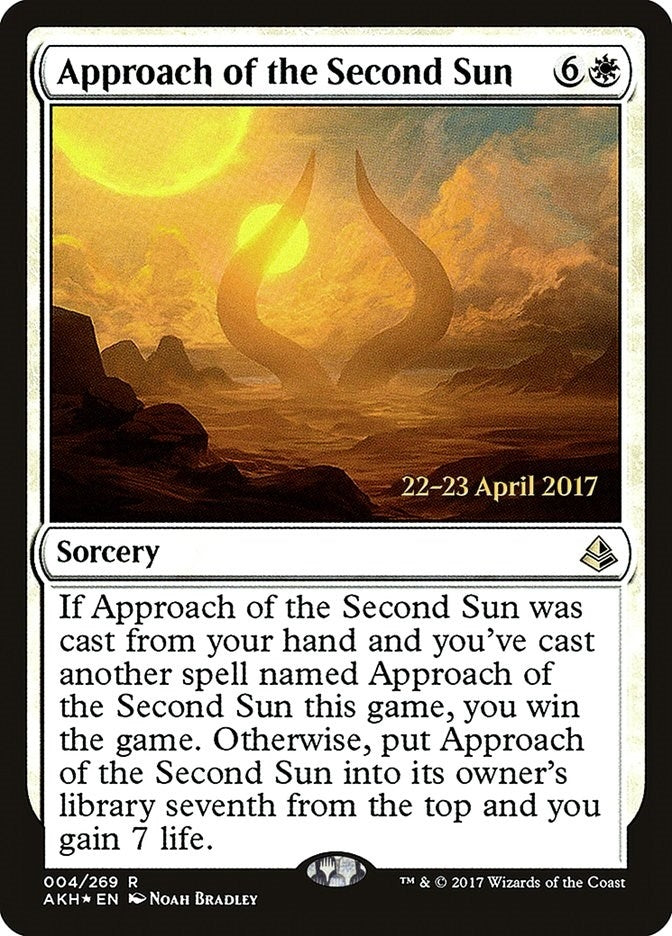 Image for Approach of the Second Sun (4) [Prerelease Cards]