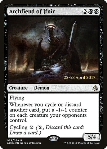 Image for Archfiend of Ifnir (78) [Prerelease Cards]