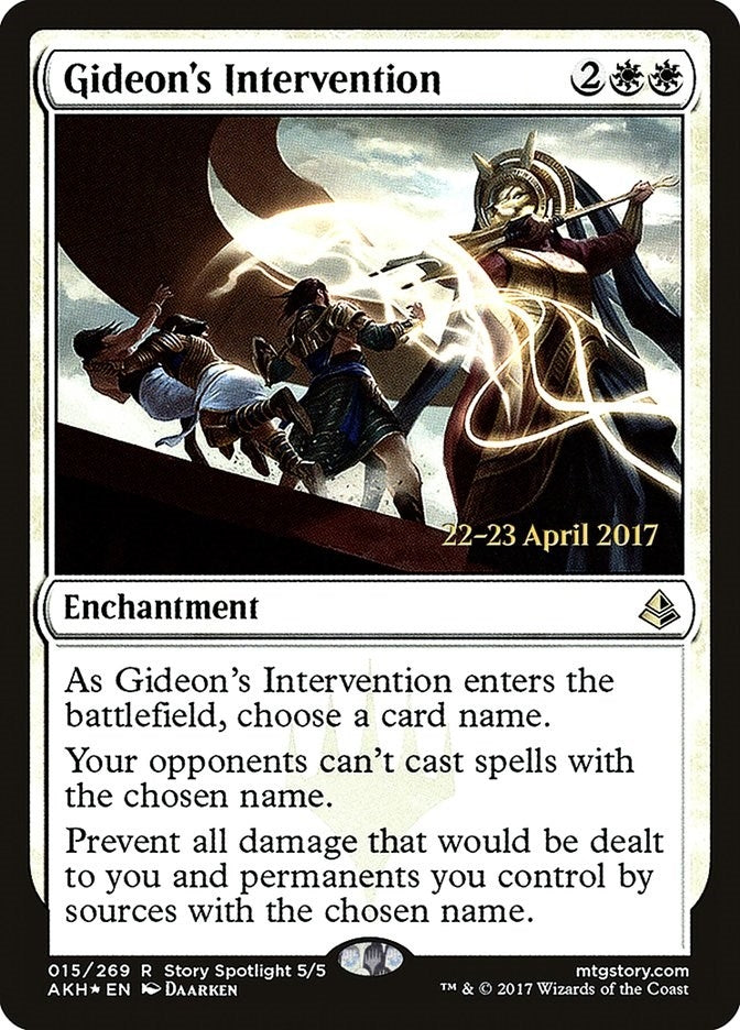 Image for Gideon's Intervention (15) [Prerelease Cards]
