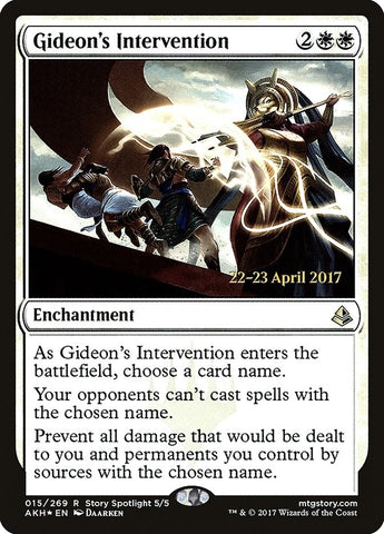Image for Gideon's Intervention (15) [Prerelease Cards]