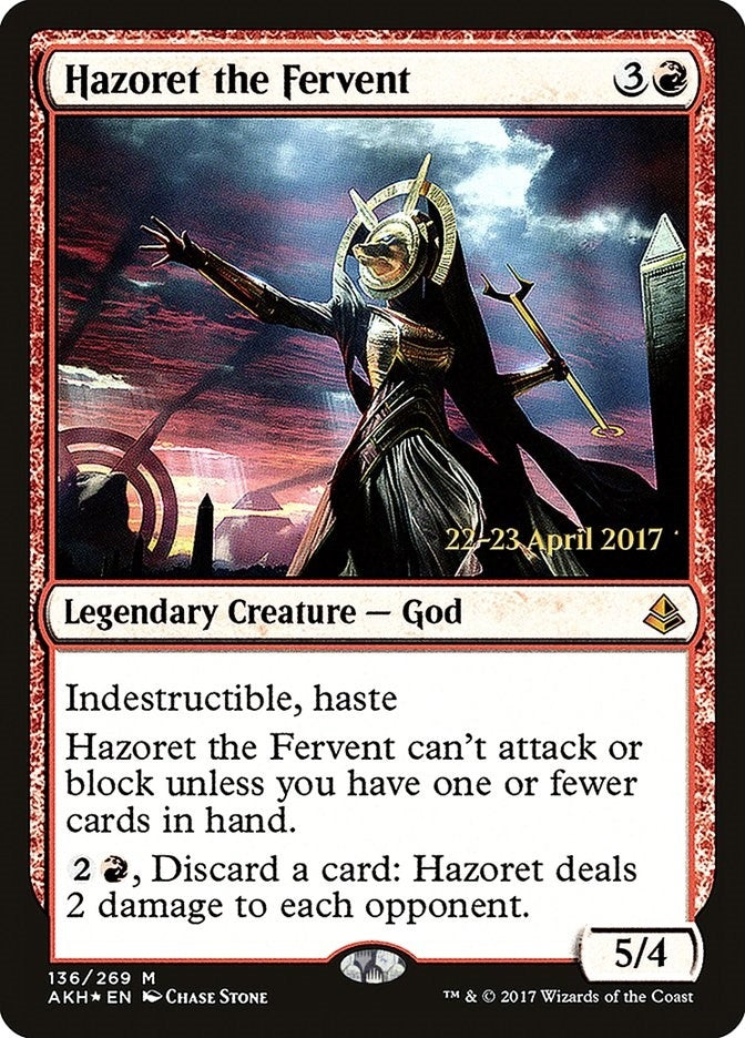 Image for Hazoret the Fervent (136) [Prerelease Cards]