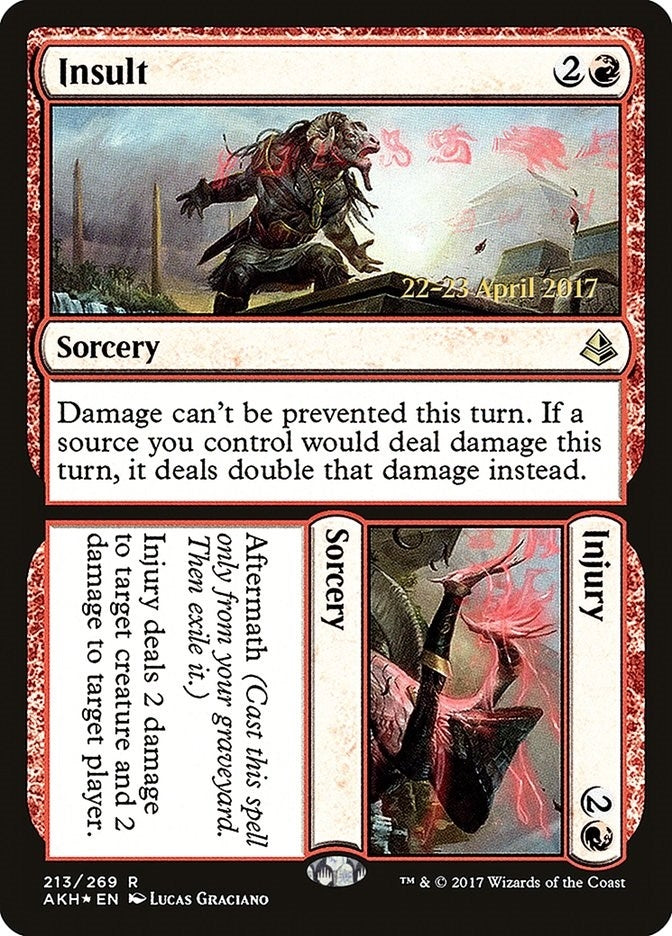 Image for Insult // Injury (213) [Prerelease Cards]