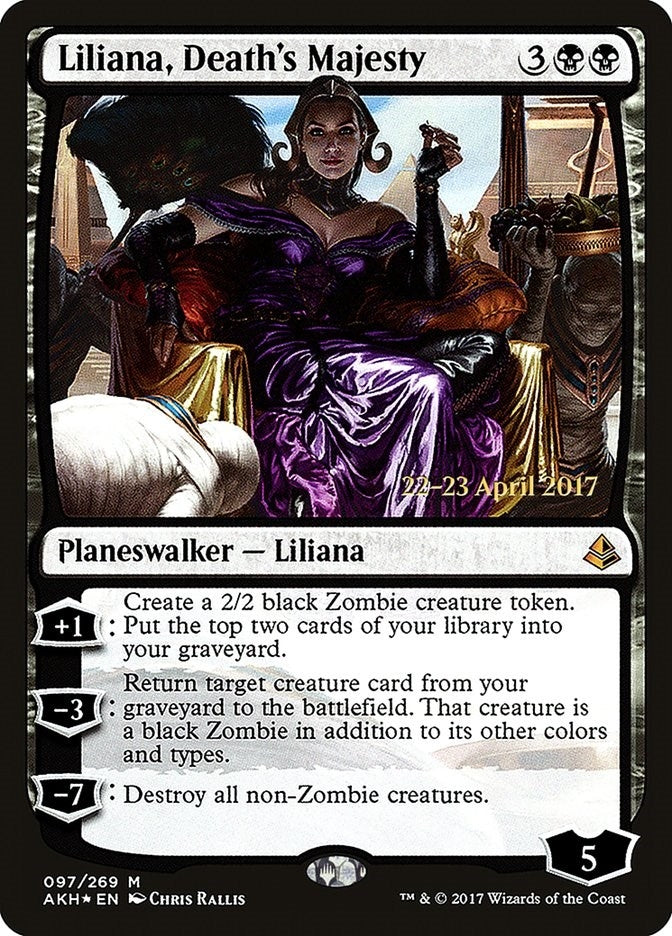 Image for Liliana, Death's Majesty (97) [Prerelease Cards]