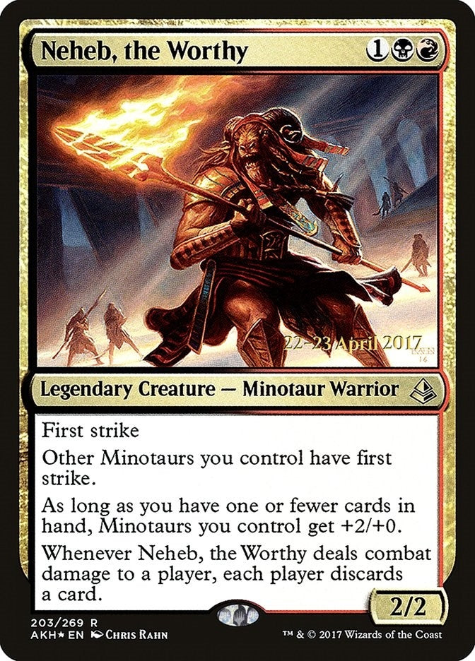 Image for Neheb, the Worthy (203) [Prerelease Cards]