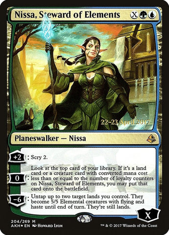 Image for Nissa, Steward of Elements (204) [Prerelease Cards]