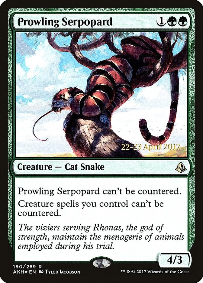 Image for Prowling Serpopard (180) [Prerelease Cards]