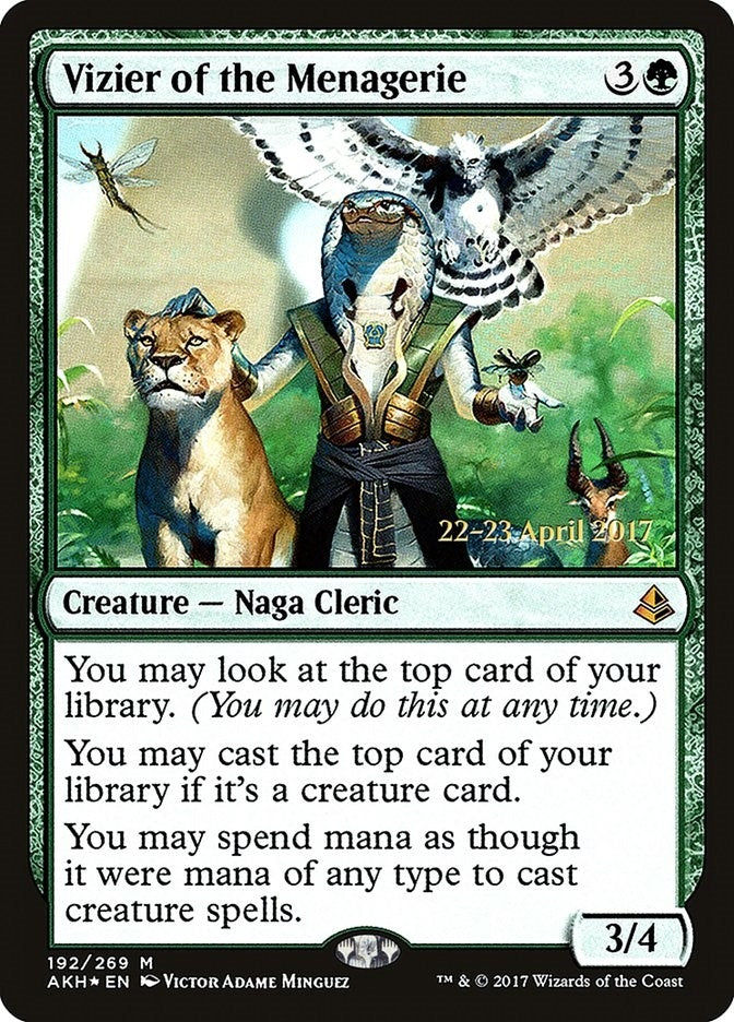 Image for Vizier of the Menagerie (192) [Prerelease Cards]