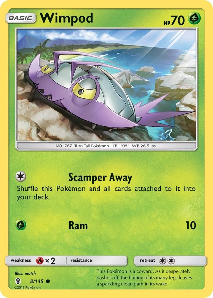 Image for Wimpod (8/145) [SM - Guardians Rising]