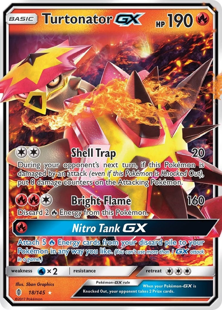Image for Turtonator GX (18/145) [SM - Guardians Rising]