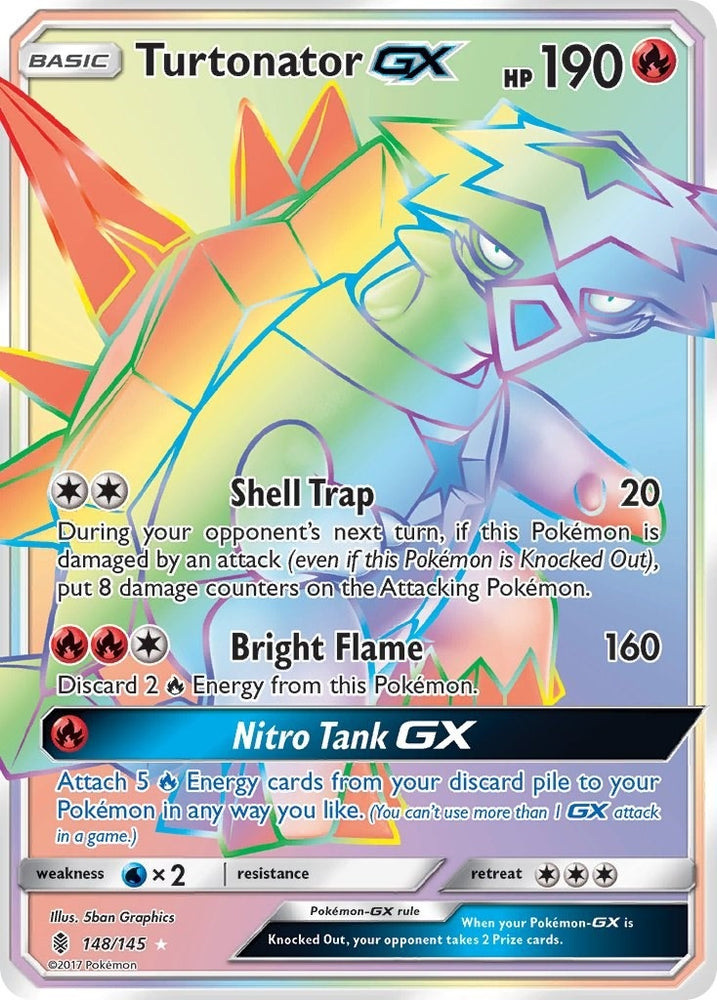 Image for Turtonator GX (Secret) (148/145) [SM - Guardians Rising]