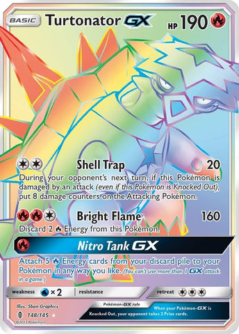 Image for Turtonator GX (Secret) (148/145) [SM - Guardians Rising]