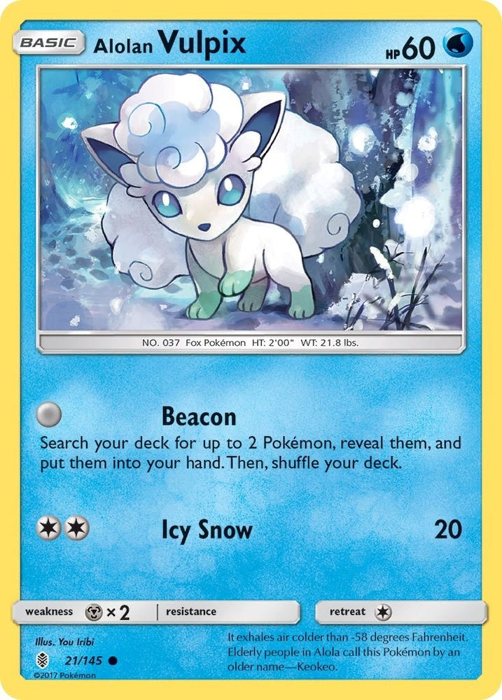 Image for Alolan Vulpix (21/145) [SM - Guardians Rising]
