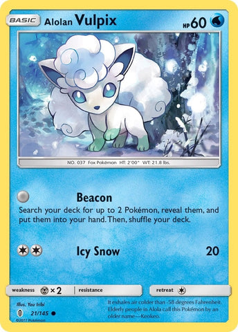 Image for Alolan Vulpix (21/145) [SM - Guardians Rising]