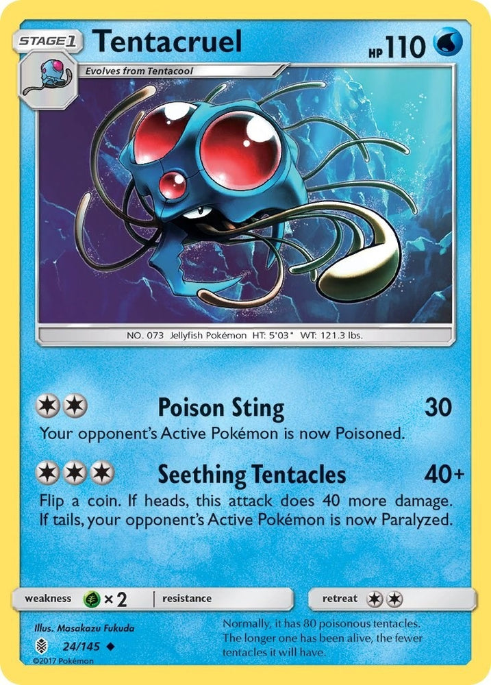 Image for Tentacruel (24/145) [SM - Guardians Rising]