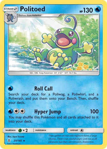 Image for Politoed (25/145) [SM - Guardians Rising]