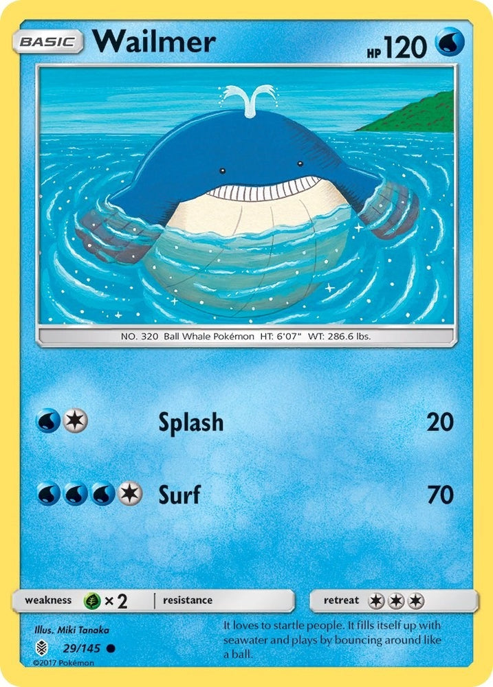 Image for Wailmer (29/145) [SM - Guardians Rising]