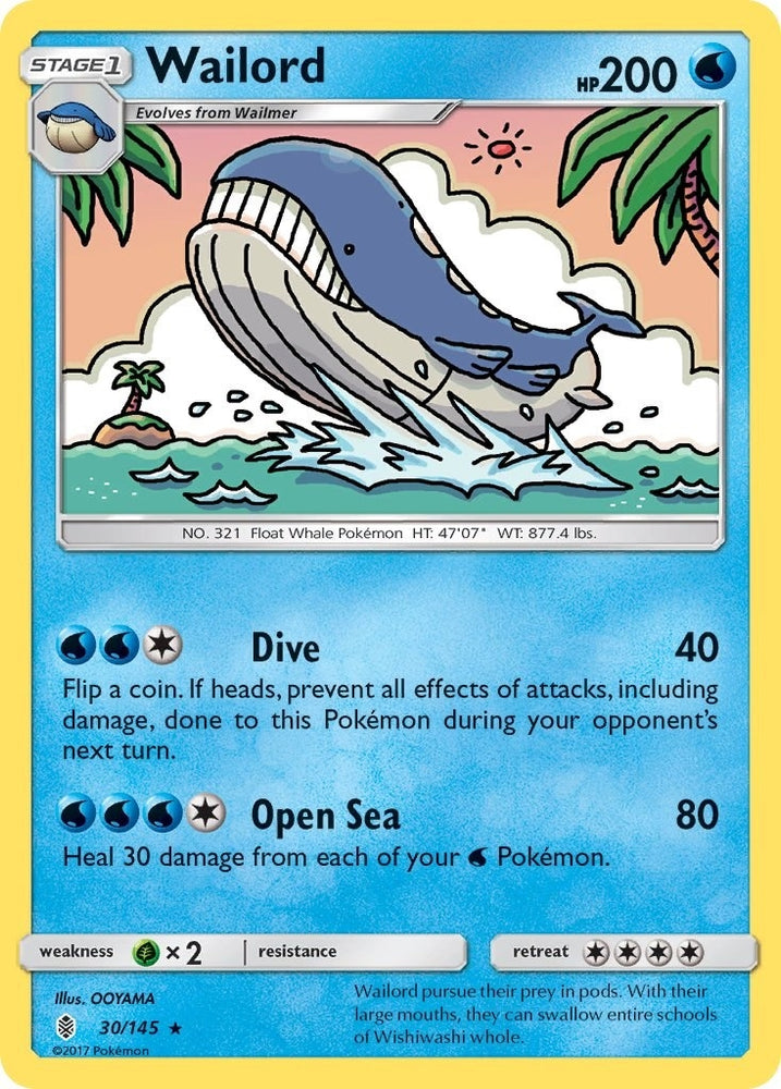 Image for Wailord (30/145) [SM - Guardians Rising]