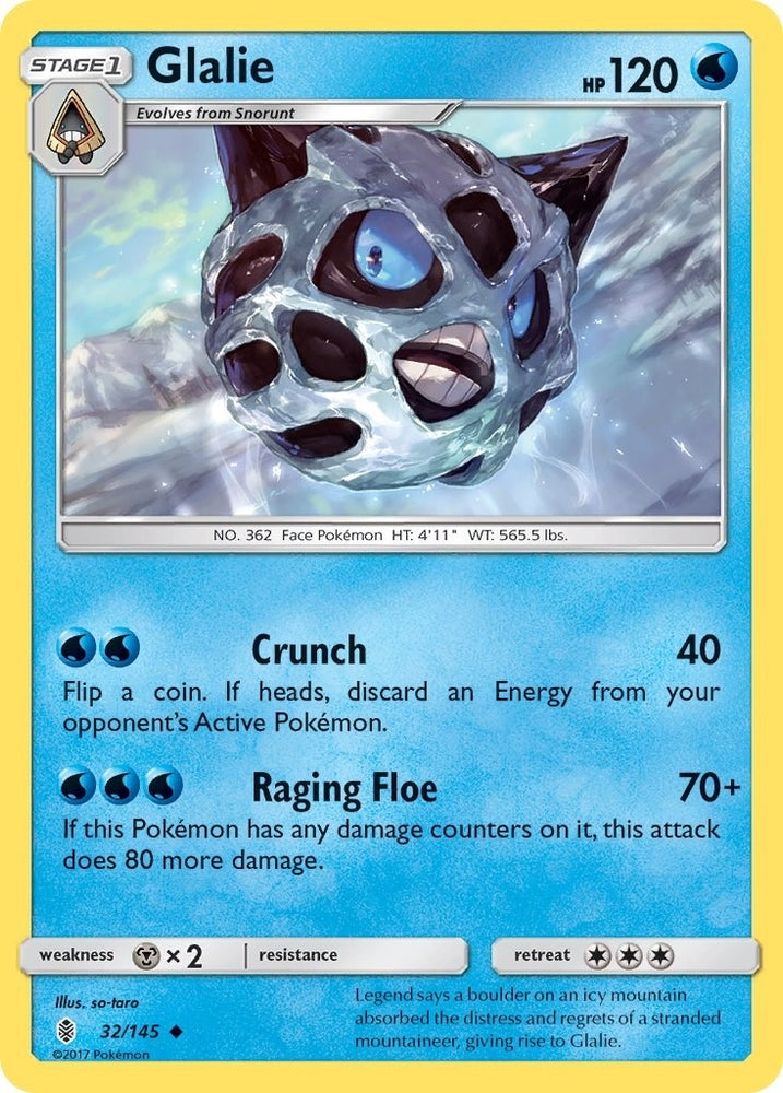 Image for Glalie (32/145) [SM - Guardians Rising]