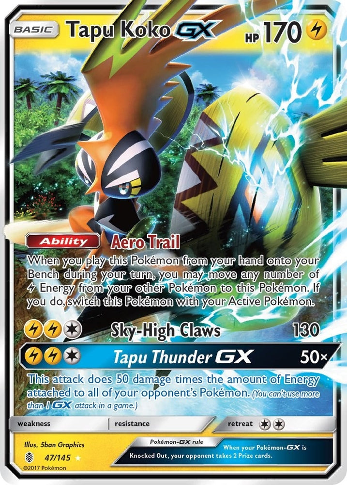 Image for Tapu Koko GX (47/145) [SM - Guardians Rising]