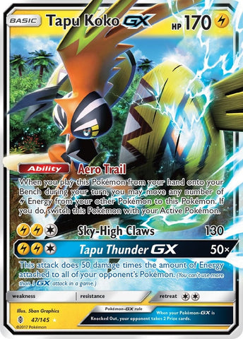 Image for Tapu Koko GX (47/145) [SM - Guardians Rising]