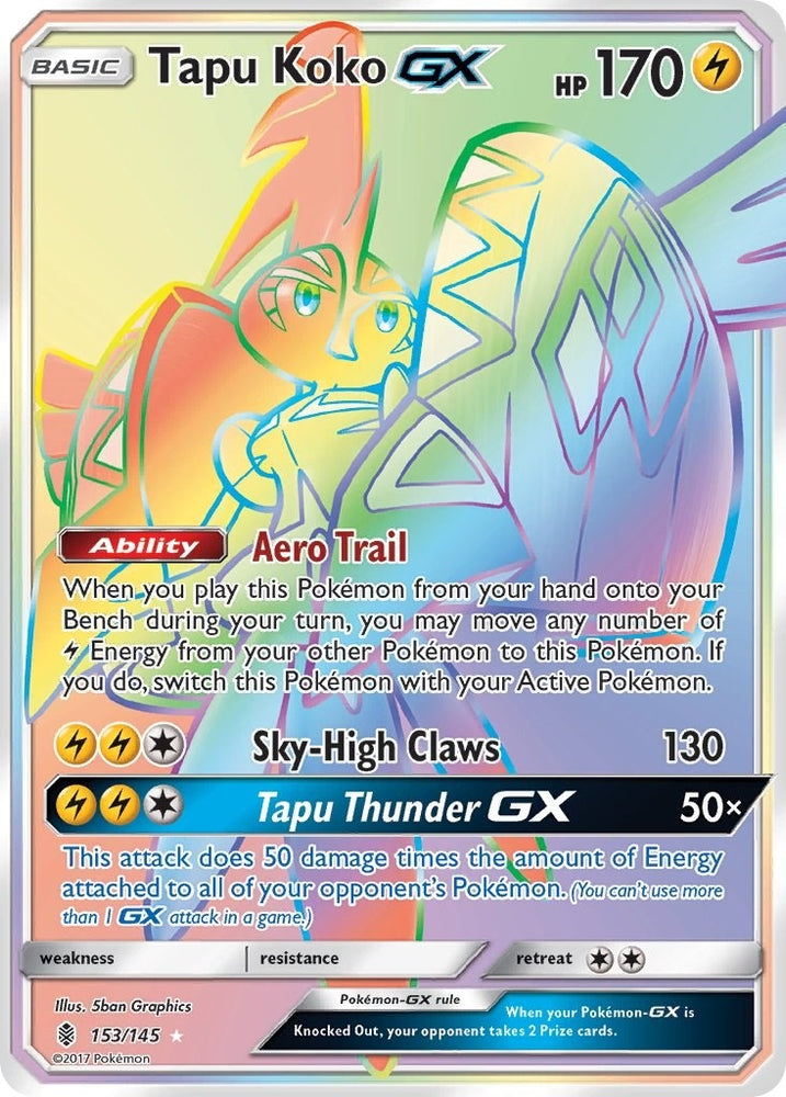 Image for Tapu Koko GX (Secret) (153/145) [SM - Guardians Rising]