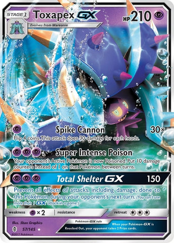 Image for Toxapex GX (57/145) [SM - Guardians Rising]