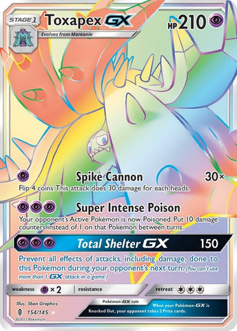 Image for Toxapex GX (Secret) (154/145) [SM - Guardians Rising]