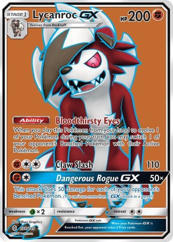 Image for Lycanroc GX (Full Art) (138/145) [SM - Guardians Rising]