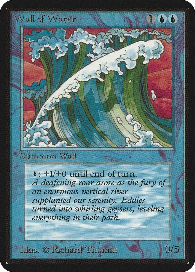 Image for Wall of Water [Alpha Edition]