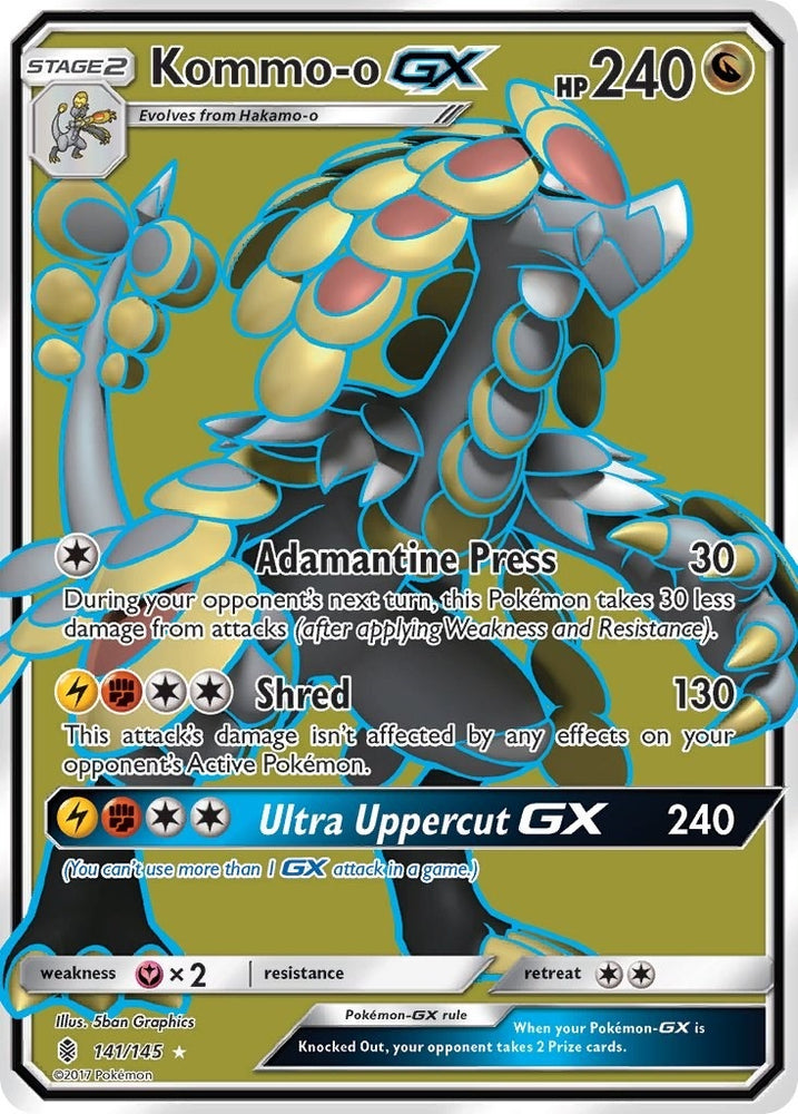 Image for Kommo-o GX (Full Art) (141/145) [SM - Guardians Rising]