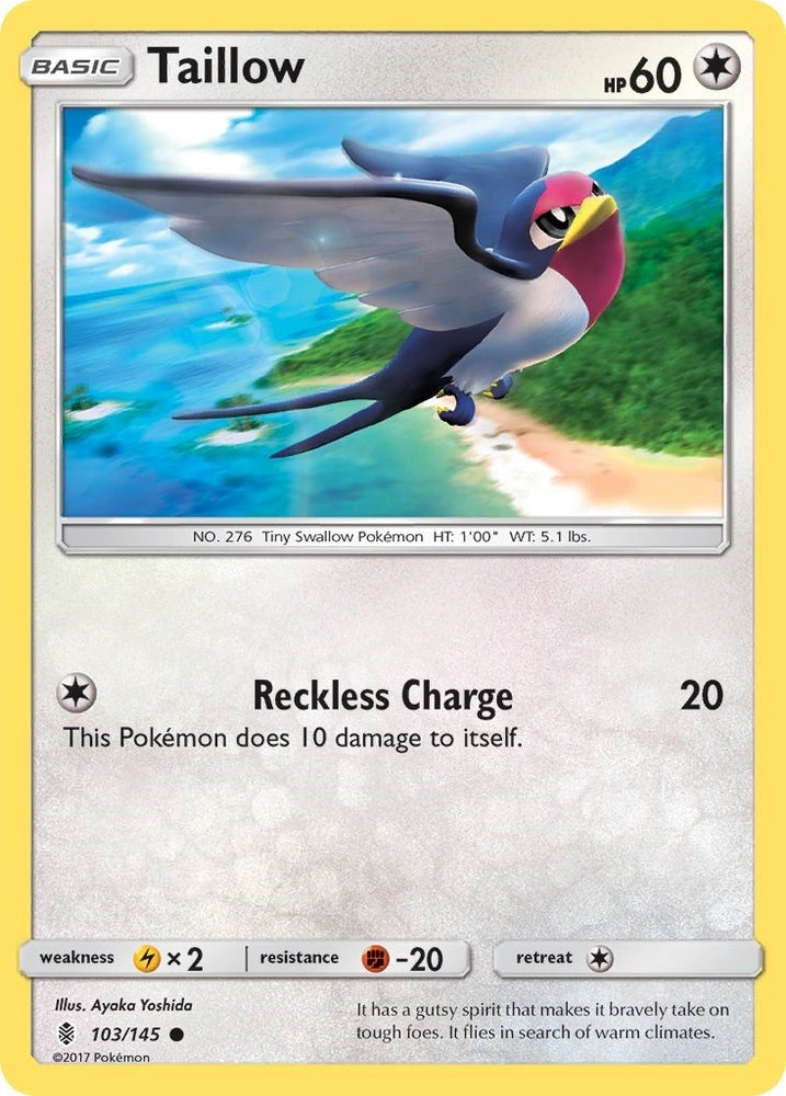 Image for Taillow (103/145) [SM - Guardians Rising]