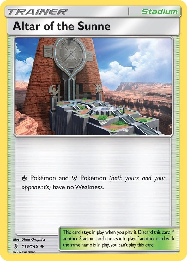 Image for Altar of the Sunne (118/145) [SM - Guardians Rising]
