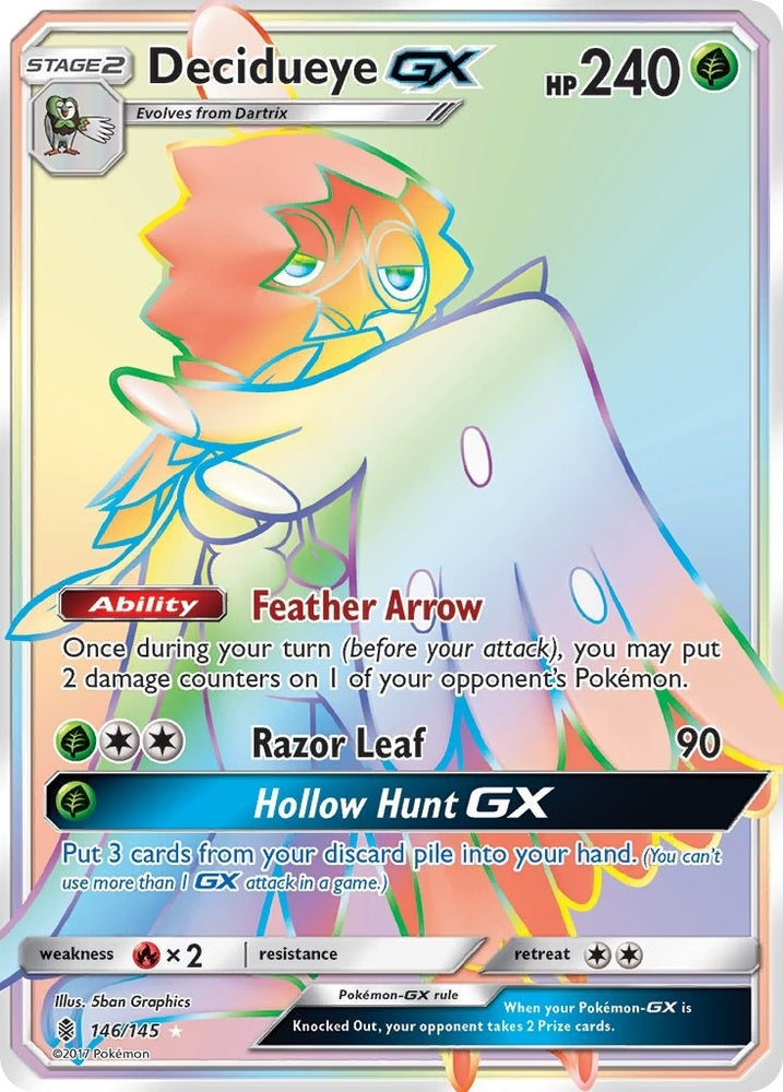 Image for Decidueye GX (Secret) (146/145) [SM - Guardians Rising]