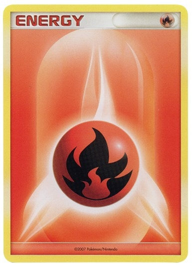 Image for Fire Energy (2007 Unnumbered D/P Style Non-Holo) [League & Championship Cards]