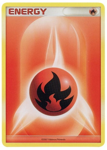 Image for Fire Energy (2007 Unnumbered D/P Style Non-Holo) [League & Championship Cards]
