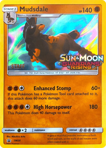 Image for Mudsdale - SM20 (Prerelease) [Staff] (SM20) [SM Promos]