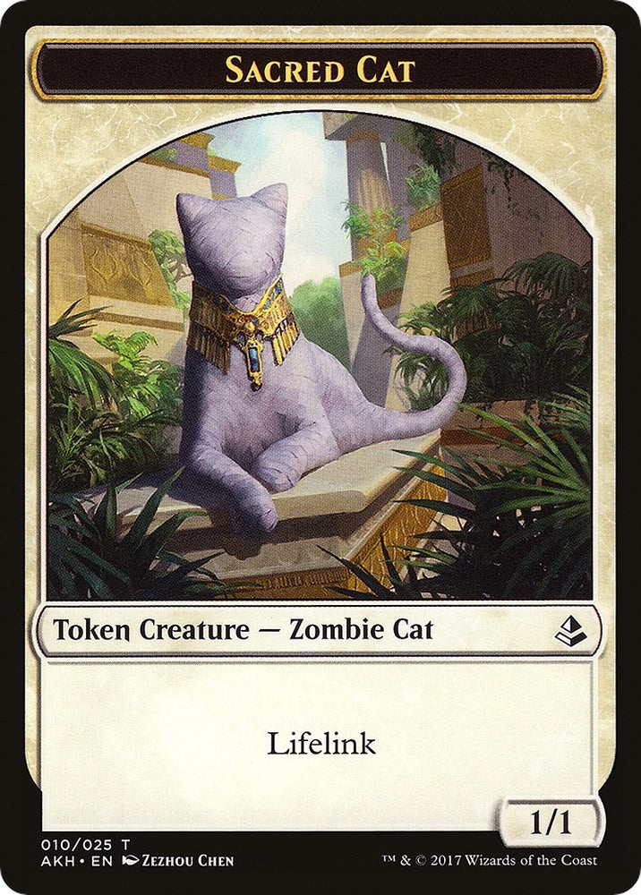 Image for Sacred Cat // Insect Double-Sided Token (10 // 19) [Amonkhet]