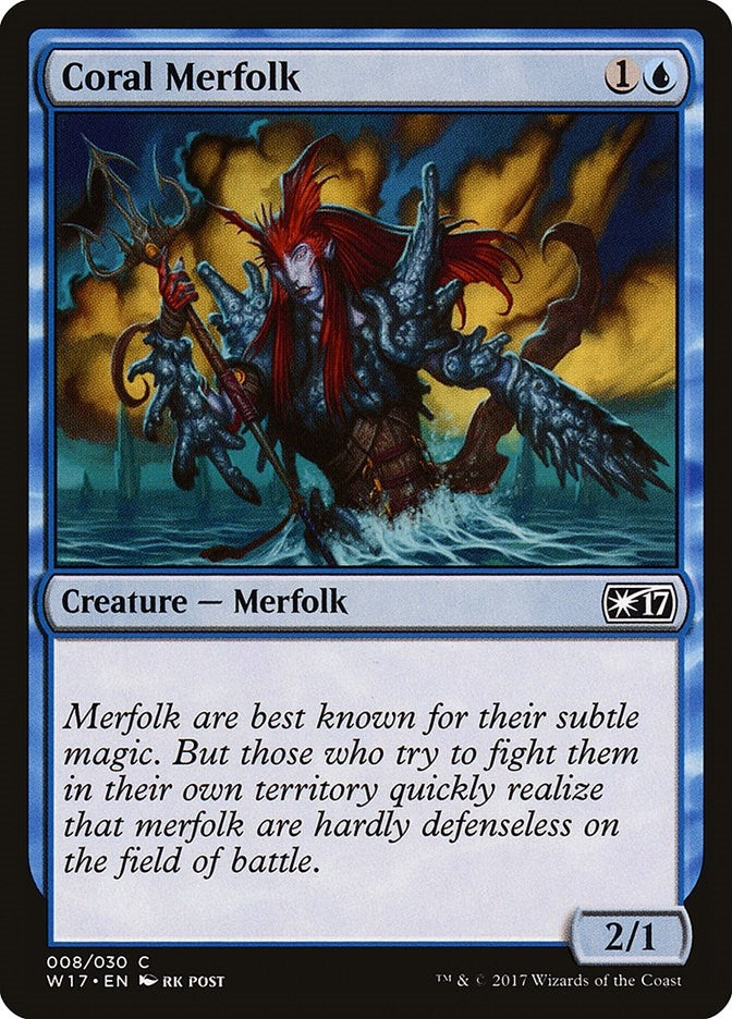 Image for Coral Merfolk (8) [Welcome Deck 2017]
