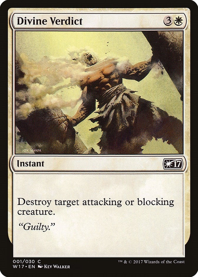 Image for Divine Verdict (1) [Welcome Deck 2017]