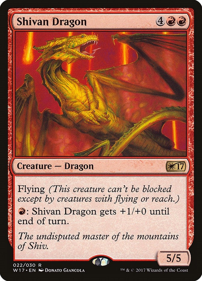 Image for Shivan Dragon (22) [Welcome Deck 2017]