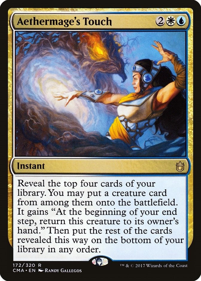 Image for Aethermage's Touch (172) [Commander Anthology]