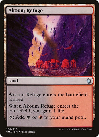 Image for Akoum Refuge (238) [Commander Anthology]