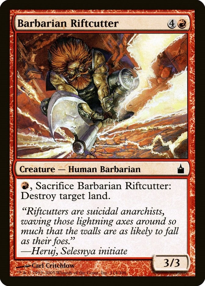 Image for Barbarian Riftcutter (114) [Ravnica: City of Guilds]