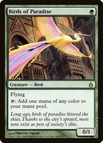 Image for Birds of Paradise (153) [Ravnica: City of Guilds]