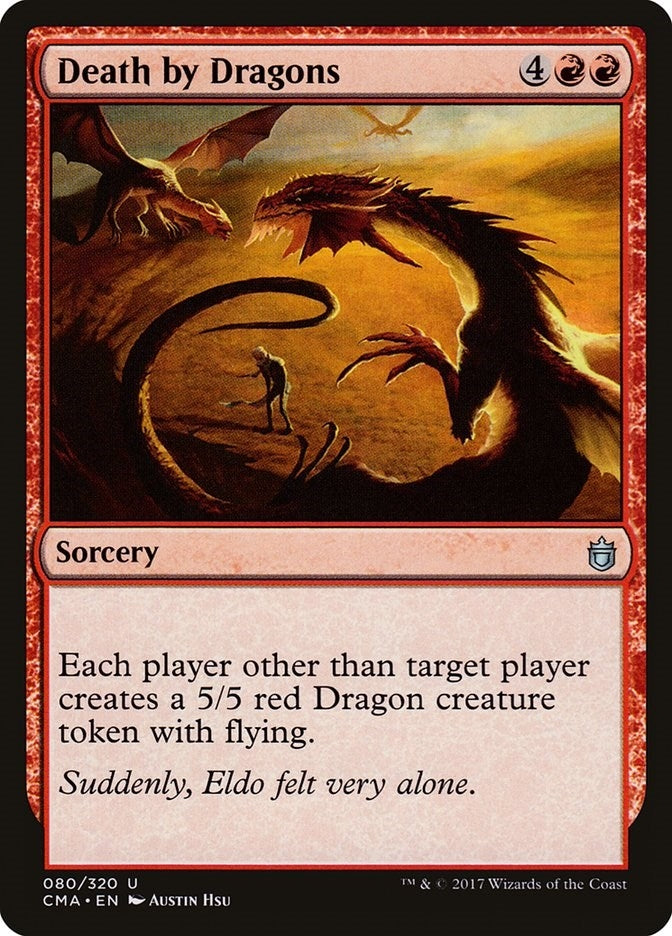 Image for Death by Dragons (80) [Commander Anthology]