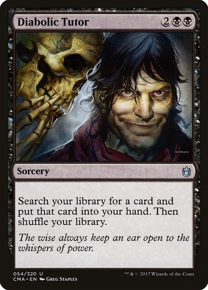 Image for Diabolic Tutor (54) [Commander Anthology]
