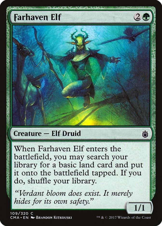 Image for Farhaven Elf (109) [Commander Anthology]